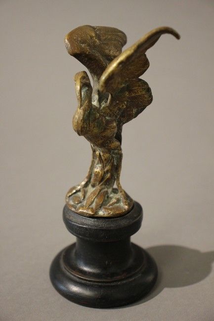 ÉPREUVE en bronze à patine brune figurant...