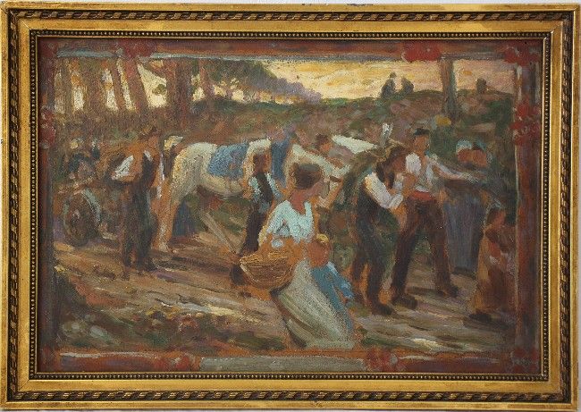 Ecole probablement Basque vers 1910