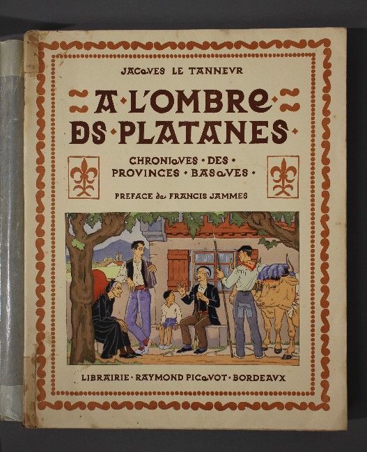 *Jacques LE TANNEUR, A l'Ombre des platanes,...