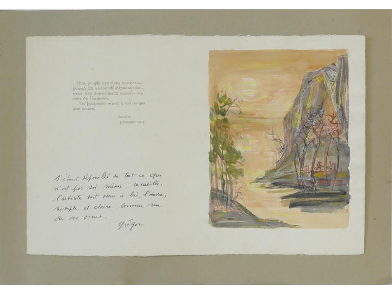 GREGOR, Projet d'illustration des psaume...