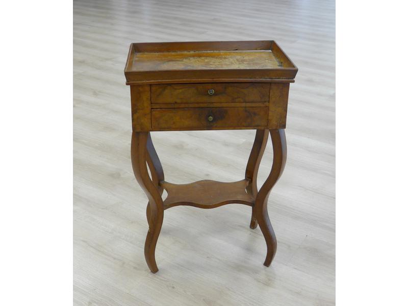 TABLE TRAVAILLEUSE rectangulaire en placage...