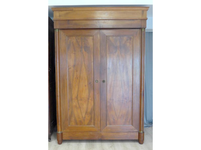 ARMOIRE rectangulaire en acajou et placage...
