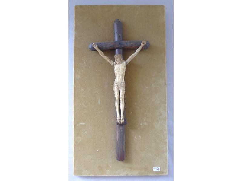 CHRIST en os sculpté, fin XIXe-début du XXe...