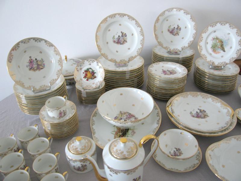 Service de table porcelaine de Limoges