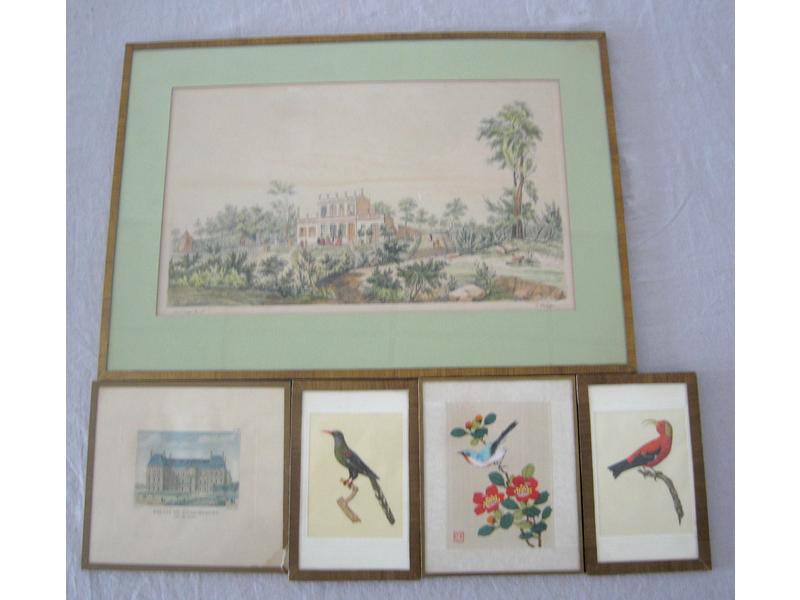 LOT DE LITHOGRAPHIES OU GRAVURES diverses...