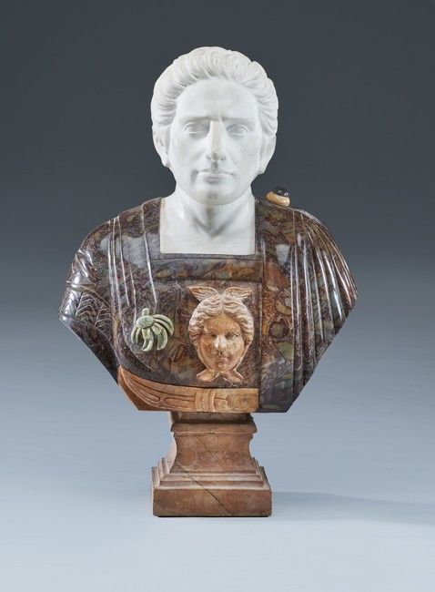 BUSTE D'EMPEREUR à la manière de l'Antique...