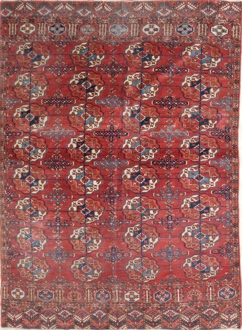 TAPIS en laine à motif de pieds d'éléphants...