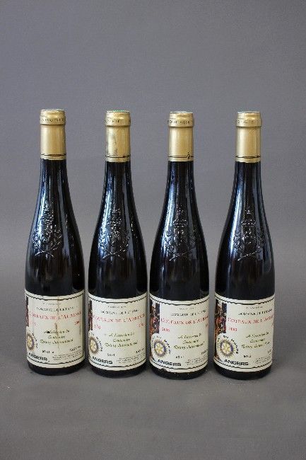 4 x 0.50 cl  CÔTEAUX DE L'AUBANCE mise  Domaine...