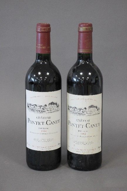 2 Blles CH. PONTET CANET Pauillac GCC 19...