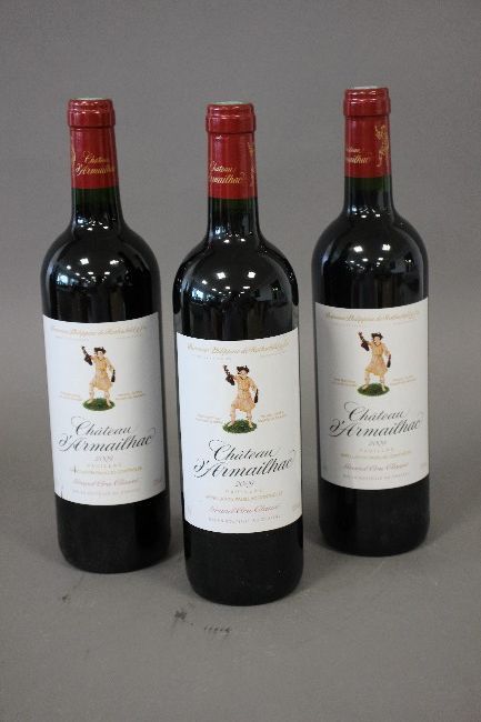 3 Blles CH. D'ARMAILHAC Pauillac GCC 200...