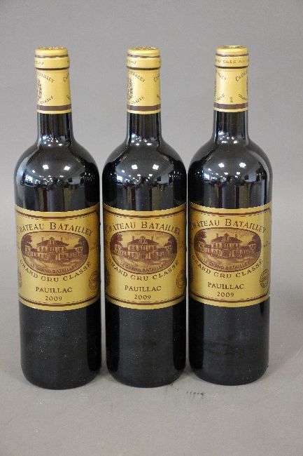 3 Blles CH. BATAILLEY Pauillac GCC 2009