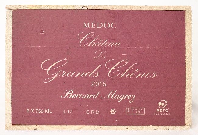 6 Blles CH. LES GRANDS CHÊNES Médoc 2015