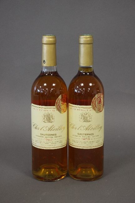 2 Blles CLOS L 'ABEILLEY Sauternes 1993