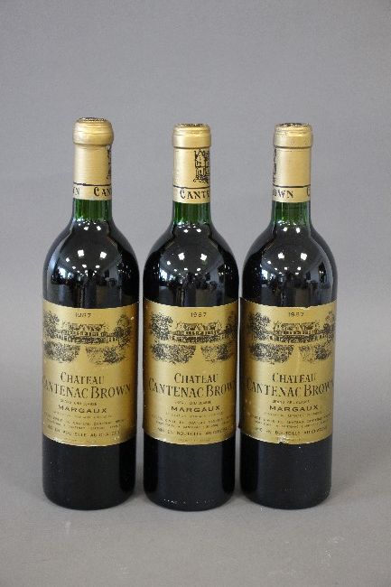 3 Blles CH. CANTENAC BROWN Margaux GCC 1...
