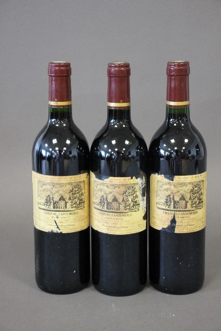 3 Blles CH. CANTEMERLE Haut Médoc GCC 19...