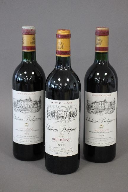 3 Blles CH. BELGRAVE Haut Médoc GCC