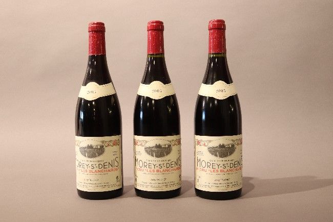 3 Blles MOREY SAINT DENIS 1er Cru Les Blanchards...