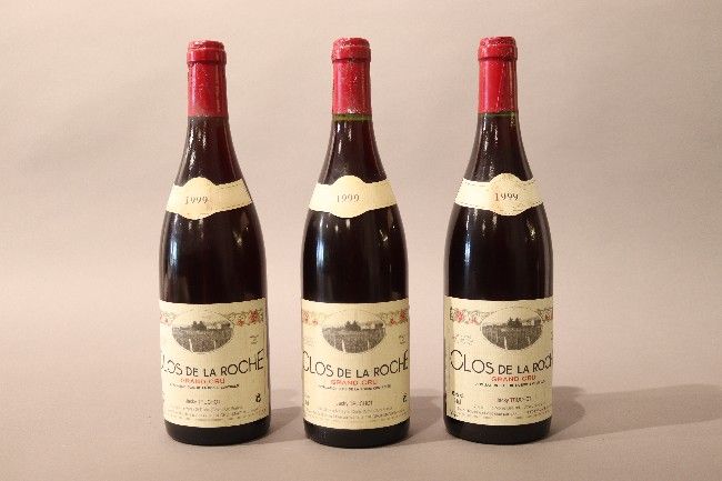 3 Blles CLOS DE LA ROCHE GC mise Jacky Truchot...