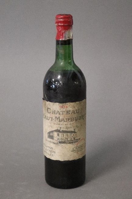 1 Blle CH. HAUT MARBUZET St Estèphe 1974