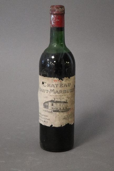 1 Blle CH. HAUT MARBUZET St Estèphe 1974