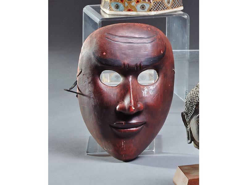 MASQUE DE THEATRE Topeng (?). Bois, patine...