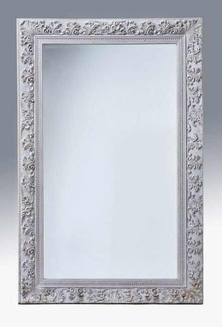 MIROIR rectangulaire en bois mouluré, sculpté...
