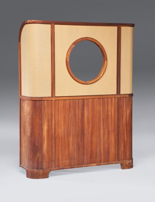IMPORTANT PARAVENT ou paroi mobile, en bois...