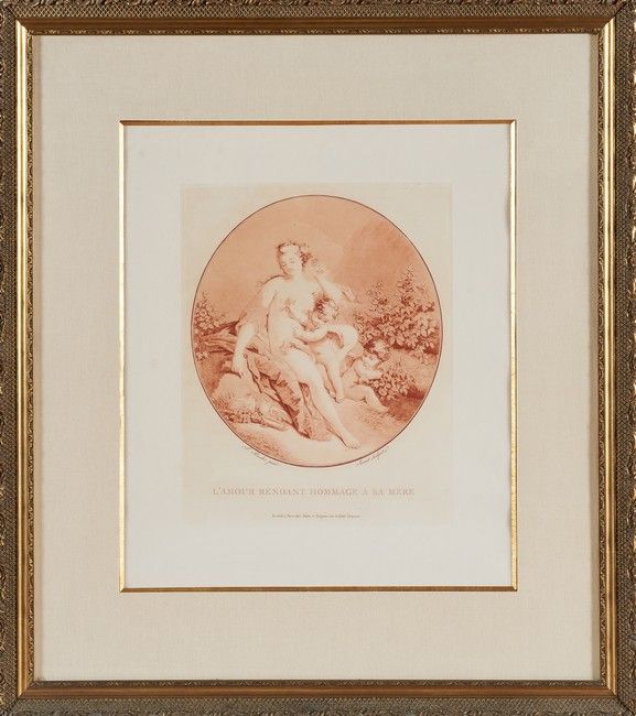 ENSEMBLE DE TROIS GRAVURES à l'imitation...