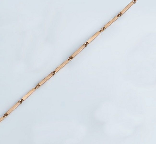 CHAÎNE DE MONTRE à maillons baguettes