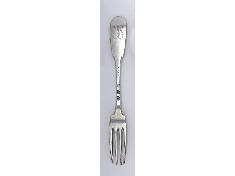 BELLE FOURCHETTE A RAGOUT en argent, modèle...