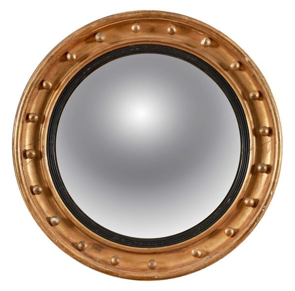 GRAND MIROIR SORCIÈRE circulaire dans un...