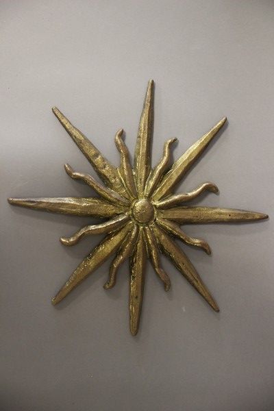 ÉLÉMENT DECORATIF en bronze doré figurant...
