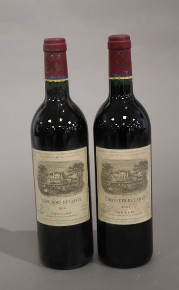 2 Blles CARRUADES DE LAFITE Pauillac 199...