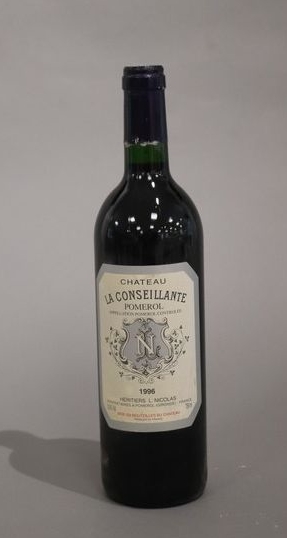 1 Blle CH. LA CONSEILLANTE Pomerol 1996.