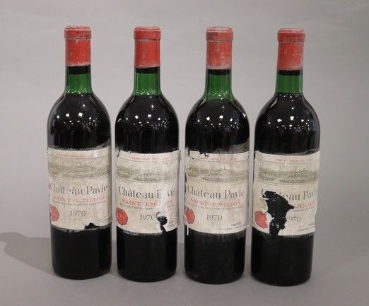 4 Blles CH. PAVIE St Emilion 1er GCC 197...