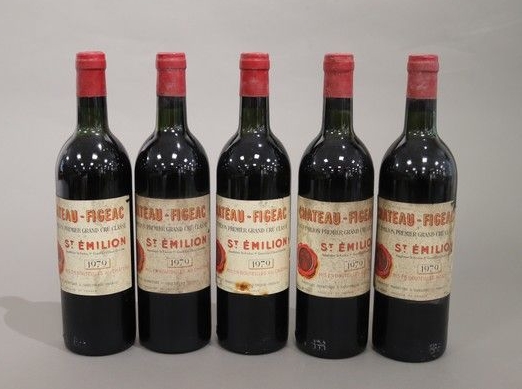 5 Blles CH. FIGEAC St Emilion 1er GCC 19...