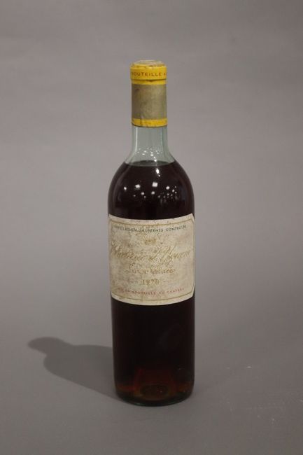 1 Blle CH. D'YQUEM 1er Cru sup Sauternes...