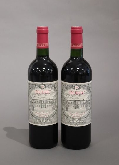 2 Blles CH. DULUC St Julien 2007.