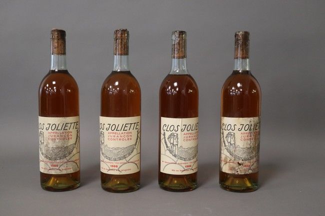 4 Blles CLOS JOLIETTE Jurançon 1986.