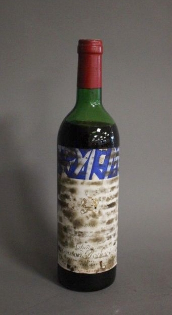 1 Blle CH. MOUTON ROTHSCHILD Pauillac 1er...