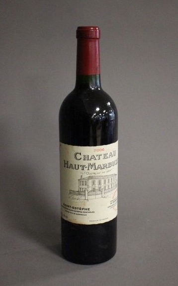 1 Blle CH. HAUT MARBUZET St Estèphe 2006