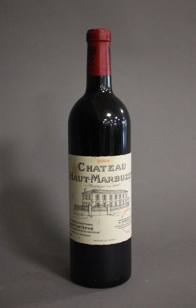 1 Blle CH. HAUT MARBUZET St Estèphe 2004