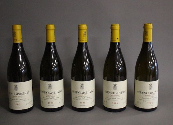 5 Blles CORTON-CHARLEMAGNE GC mise Bonneau...