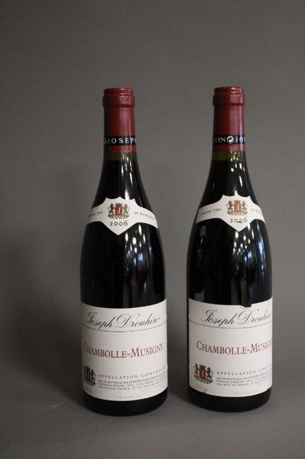 2 Blles CHAMBOLLE MUSIGNY J. Drouhin 200...