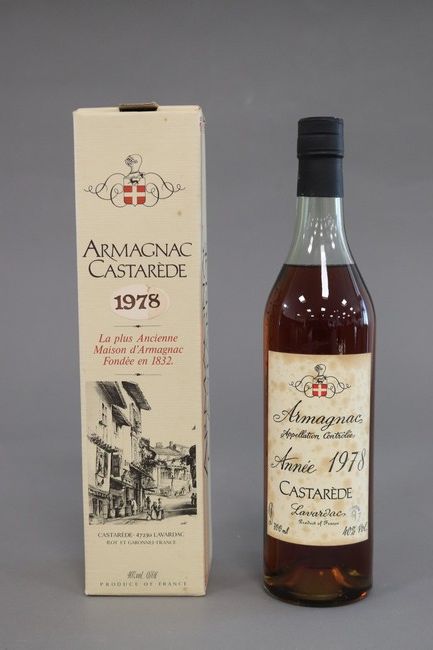 1 Blle Armagnac CASTARÈDE 1978, 70 cl - ...