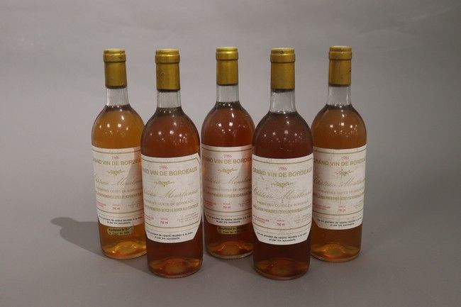 5 Blles CH. MOUTLANNES 1eres Cotes de Bordeaux...