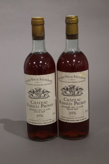 2 Blles CH. RABAUD PROMIS Sauternes 1er CC...