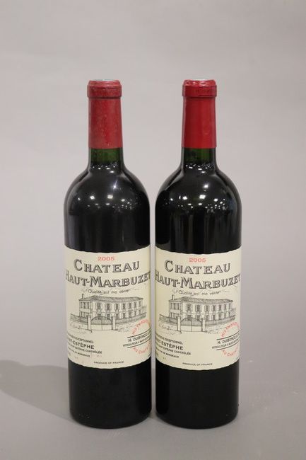 2 Blles CH. HAUT MARBUZET St Estephe 200...