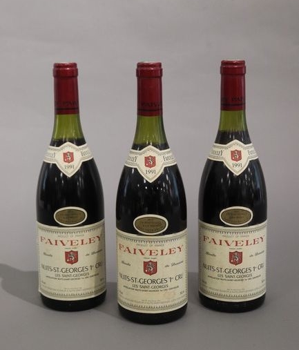 3 Blles NUITS ST GEORGES 1er Cru Les St Georges...