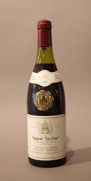1 Blle VOUGEOT 1er Cru Les Cras mise Dom....